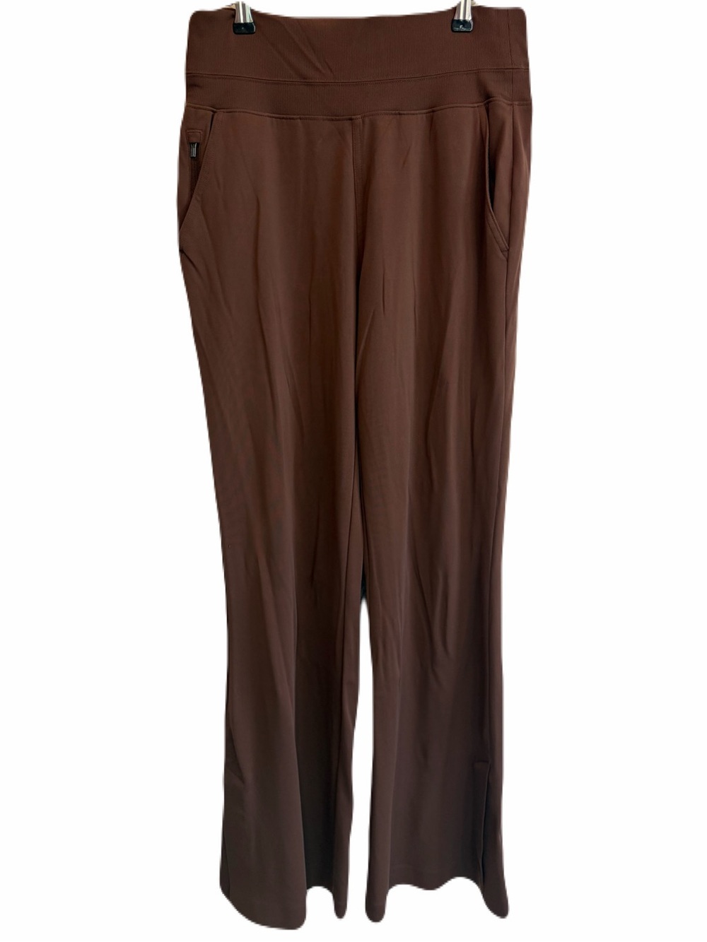 Athleta Venice High Rise Flare Wide Leg Pants Woodland Brown Size Small